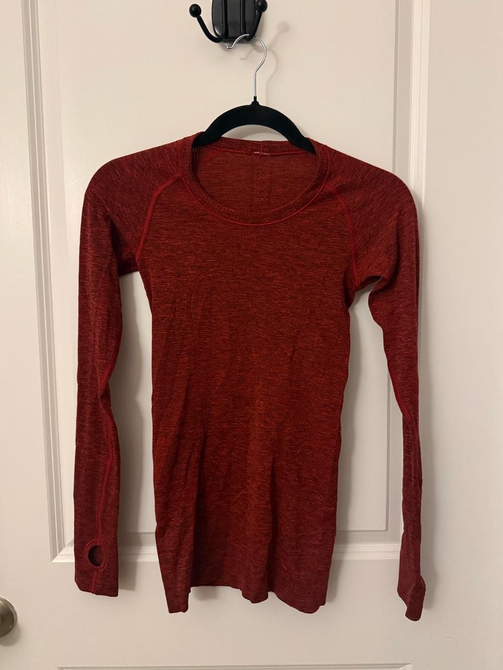Lululemon Swiftly Tech- Heathered red long sleeved - Picture 1 of 2